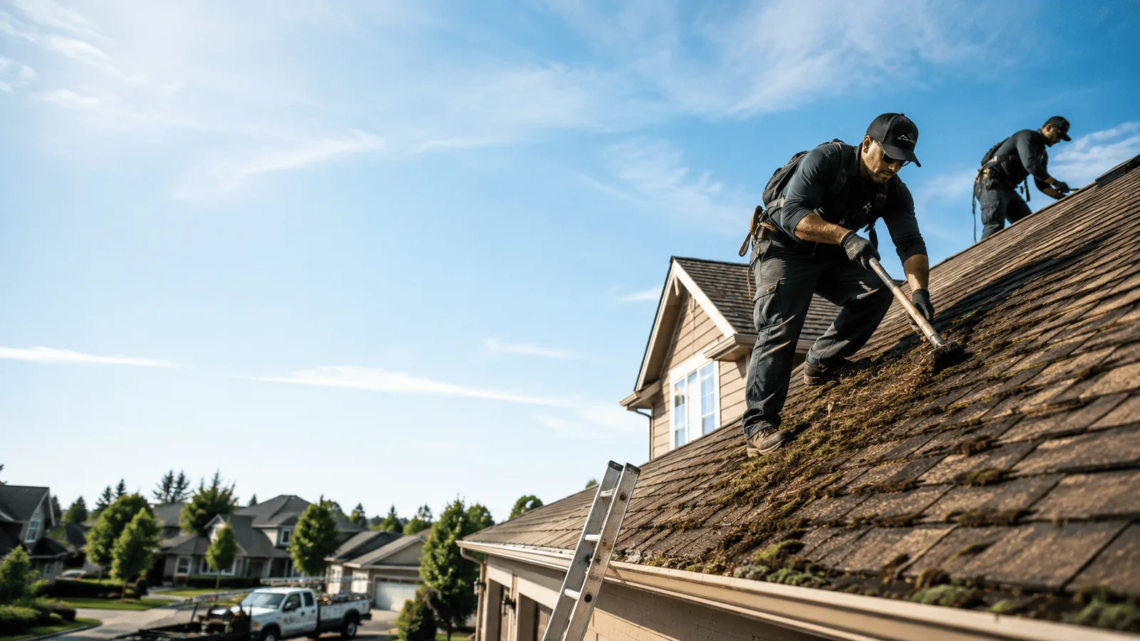 Roof Moss Removal in Grass Valley, OR near me